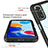 Silicone Transparent Frame Case Cover 360 Degrees ZJ3 for Xiaomi Redmi Note 11 4G (2022)