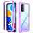 Silicone Transparent Frame Case Cover 360 Degrees ZJ3 for Xiaomi Redmi Note 11 4G (2022)