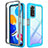 Silicone Transparent Frame Case Cover 360 Degrees ZJ3 for Xiaomi Redmi Note 11 4G (2022)