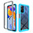 Silicone Transparent Frame Case Cover 360 Degrees ZJ3 for Xiaomi Redmi Note 11 Pro 4G