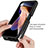 Silicone Transparent Frame Case Cover 360 Degrees ZJ3 for Xiaomi Redmi Note 11 Pro+ Plus 5G