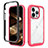 Silicone Transparent Frame Case Cover 360 Degrees ZJ4 for Apple iPhone 16 Pro