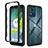 Silicone Transparent Frame Case Cover 360 Degrees ZJ4 for Motorola Moto E13