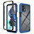 Silicone Transparent Frame Case Cover 360 Degrees ZJ4 for Motorola Moto G13