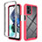 Silicone Transparent Frame Case Cover 360 Degrees ZJ4 for Motorola Moto G13