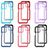 Silicone Transparent Frame Case Cover 360 Degrees ZJ4 for Motorola Moto G53j 5G