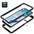 Silicone Transparent Frame Case Cover 360 Degrees ZJ4 for Motorola Moto G53y 5G