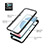 Silicone Transparent Frame Case Cover 360 Degrees ZJ4 for Realme C21Y