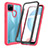 Silicone Transparent Frame Case Cover 360 Degrees ZJ4 for Realme C25Y