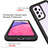 Silicone Transparent Frame Case Cover 360 Degrees ZJ4 for Samsung Galaxy A33 5G