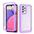 Silicone Transparent Frame Case Cover 360 Degrees ZJ4 for Samsung Galaxy A33 5G