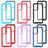 Silicone Transparent Frame Case Cover 360 Degrees ZJ4 for Samsung Galaxy A53 5G