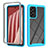 Silicone Transparent Frame Case Cover 360 Degrees ZJ4 for Samsung Galaxy A73 5G