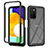 Silicone Transparent Frame Case Cover 360 Degrees ZJ4 for Samsung Galaxy M02s