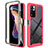 Silicone Transparent Frame Case Cover 360 Degrees ZJ4 for Xiaomi Mi 11i 5G (2022) Hot Pink