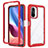 Silicone Transparent Frame Case Cover 360 Degrees ZJ4 for Xiaomi Mi 11i 5G