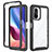 Silicone Transparent Frame Case Cover 360 Degrees ZJ4 for Xiaomi Mi 11i 5G