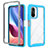 Silicone Transparent Frame Case Cover 360 Degrees ZJ4 for Xiaomi Mi 11i 5G