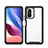 Silicone Transparent Frame Case Cover 360 Degrees ZJ4 for Xiaomi Mi 11i 5G