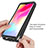 Silicone Transparent Frame Case Cover 360 Degrees ZJ4 for Xiaomi Mi Note 10 Lite