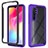 Silicone Transparent Frame Case Cover 360 Degrees ZJ4 for Xiaomi Mi Note 10 Lite