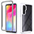 Silicone Transparent Frame Case Cover 360 Degrees ZJ4 for Xiaomi Mi Note 10 Lite