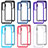 Silicone Transparent Frame Case Cover 360 Degrees ZJ4 for Xiaomi Mi Note 10 Lite