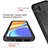 Silicone Transparent Frame Case Cover 360 Degrees ZJ4 for Xiaomi POCO C3