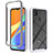 Silicone Transparent Frame Case Cover 360 Degrees ZJ4 for Xiaomi POCO C31