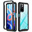 Silicone Transparent Frame Case Cover 360 Degrees ZJ4 for Xiaomi Poco M4 Pro 5G