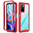 Silicone Transparent Frame Case Cover 360 Degrees ZJ4 for Xiaomi Poco M4 Pro 5G