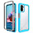 Silicone Transparent Frame Case Cover 360 Degrees ZJ4 for Xiaomi Poco M5S