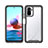 Silicone Transparent Frame Case Cover 360 Degrees ZJ4 for Xiaomi Poco M5S