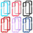 Silicone Transparent Frame Case Cover 360 Degrees ZJ4 for Xiaomi Redmi 10 (2022)