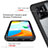 Silicone Transparent Frame Case Cover 360 Degrees ZJ4 for Xiaomi Redmi 10 India