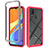 Silicone Transparent Frame Case Cover 360 Degrees ZJ4 for Xiaomi Redmi 9 Activ