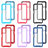 Silicone Transparent Frame Case Cover 360 Degrees ZJ4 for Xiaomi Redmi 9 Power