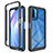 Silicone Transparent Frame Case Cover 360 Degrees ZJ4 for Xiaomi Redmi 9 Power