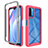 Silicone Transparent Frame Case Cover 360 Degrees ZJ4 for Xiaomi Redmi 9 Power