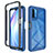 Silicone Transparent Frame Case Cover 360 Degrees ZJ4 for Xiaomi Redmi 9 Power