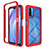 Silicone Transparent Frame Case Cover 360 Degrees ZJ4 for Xiaomi Redmi 9 Power