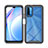 Silicone Transparent Frame Case Cover 360 Degrees ZJ4 for Xiaomi Redmi 9 Power