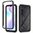 Silicone Transparent Frame Case Cover 360 Degrees ZJ4 for Xiaomi Redmi 9A