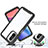 Silicone Transparent Frame Case Cover 360 Degrees ZJ4 for Xiaomi Redmi K40 5G