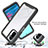 Silicone Transparent Frame Case Cover 360 Degrees ZJ4 for Xiaomi Redmi Note 10 4G