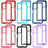 Silicone Transparent Frame Case Cover 360 Degrees ZJ4 for Xiaomi Redmi Note 10 Pro 4G