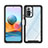 Silicone Transparent Frame Case Cover 360 Degrees ZJ4 for Xiaomi Redmi Note 10 Pro 4G