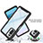 Silicone Transparent Frame Case Cover 360 Degrees ZJ4 for Xiaomi Redmi Note 10 Pro 4G