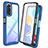 Silicone Transparent Frame Case Cover 360 Degrees ZJ4 for Xiaomi Redmi Note 11 4G (2022)