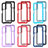 Silicone Transparent Frame Case Cover 360 Degrees ZJ4 for Xiaomi Redmi Note 11S 5G